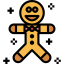 Gingerbread man icon 64x64