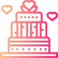 Wedding cake icon 64x64