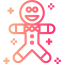 Gingerbread man icon 64x64
