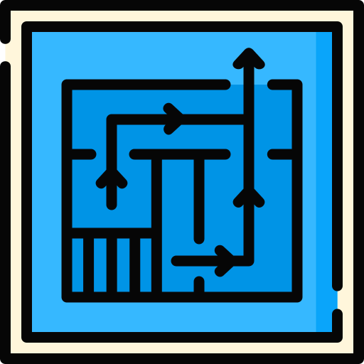Evacuation plan icon