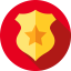 Police badge icon 64x64