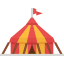 Circus tent icon 64x64
