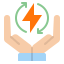 Renewable energy icon 64x64