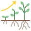 Growing plant icône 64x64