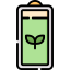 Eco battery icon 64x64