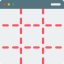Rule of thirds icon 64x64