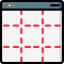 Rule of thirds icon 64x64
