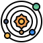 Solar system icon 64x64