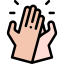 High five icon 64x64