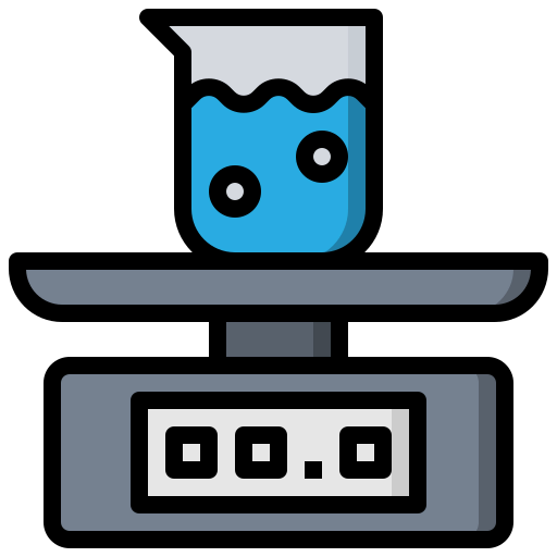 Weight scale icon