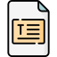 Text icon 64x64
