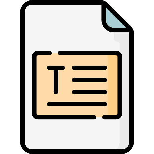 Text icon