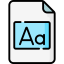 Font icon 64x64