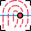 Fingerprint scan icon 64x64
