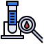 Blood sample icon 64x64