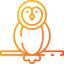 Snowy owl icon 64x64