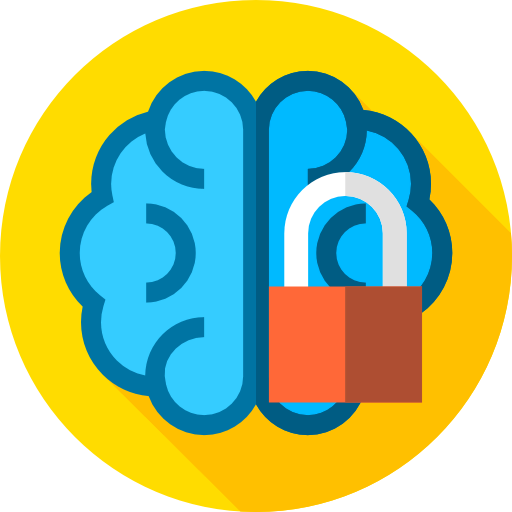 Mind closed icon
