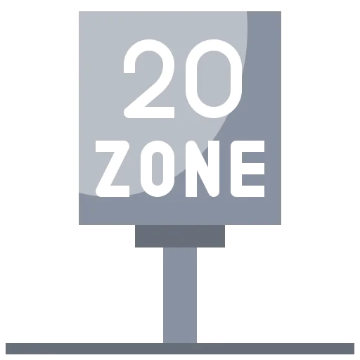 Speed limit icon