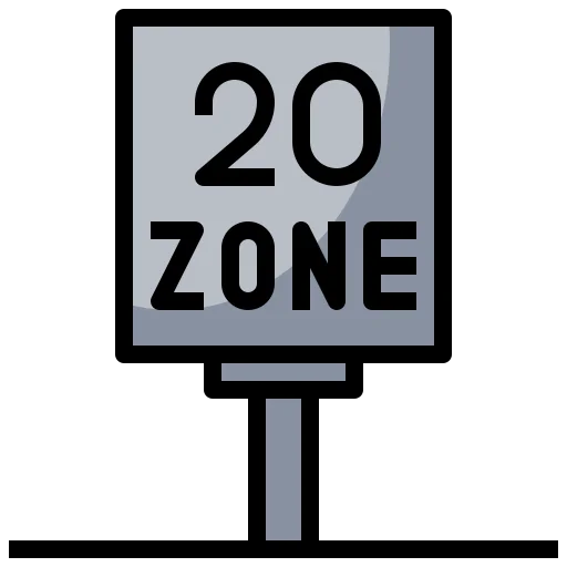 Speed limit icon