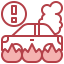 Car accident icon 64x64