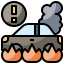 Car accident icon 64x64