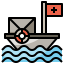 Rescue boat biểu tượng 64x64