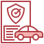 Car insurance icon 64x64