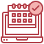 Online appointment icon 64x64