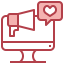 Online marketing icon 64x64