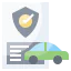 Car insurance icon 64x64