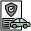 Car insurance icon 64x64