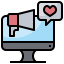 Online marketing biểu tượng 64x64