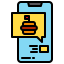 Food delivery icon 64x64