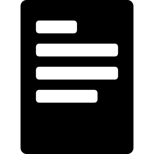 Left justification button icon
