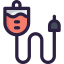 Blood transfusion icon 64x64