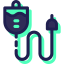Blood transfusion icon 64x64