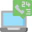 24 hours 图标 64x64