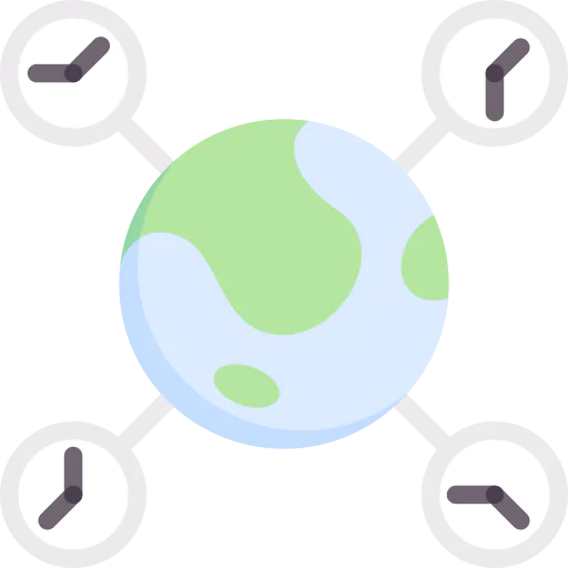 Time zone icon