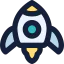 Космический корабль иконка 64x64