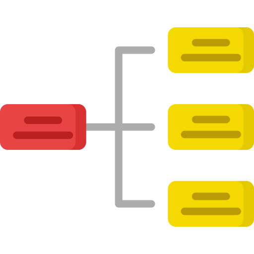 Flow chart icon