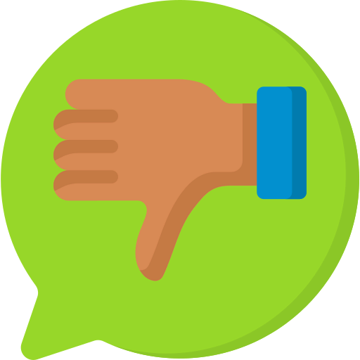 Bad feedback icon