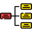 Flow chart icon 64x64