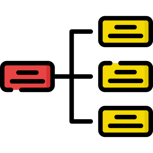 Flow chart icon