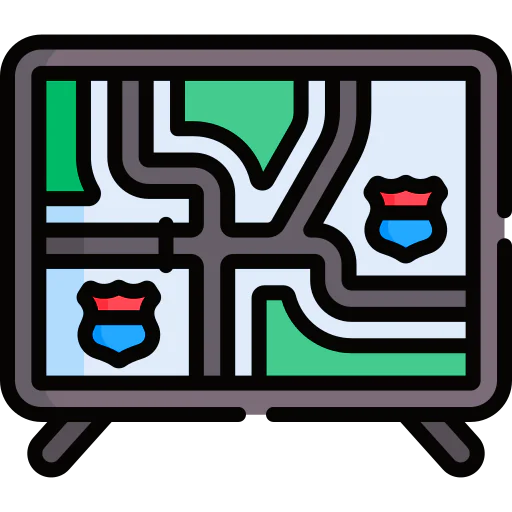 Road map icon