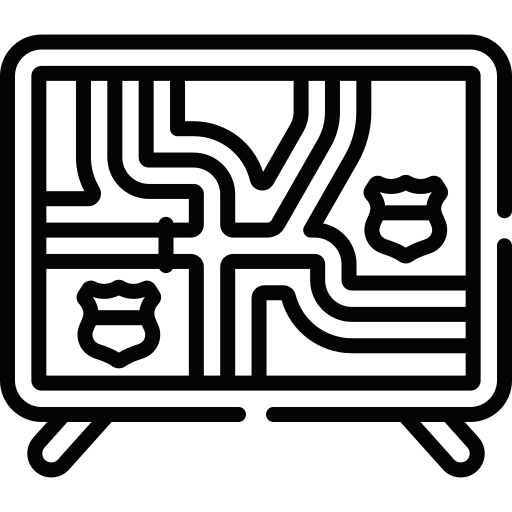 Road map icon