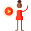 Play button icon 64x64