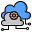Cloud computing icon 64x64