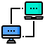 Data transfer icon 64x64
