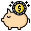 Piggy bank icon 64x64