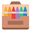 Pencil crayons icon 64x64